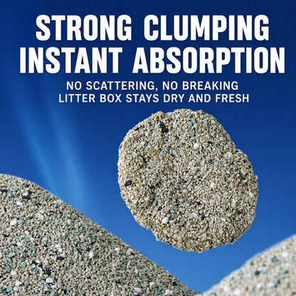4-in-1 Sodium Bentonite Cat Litter – Strong Clumping & Odor Control (2.5kg)