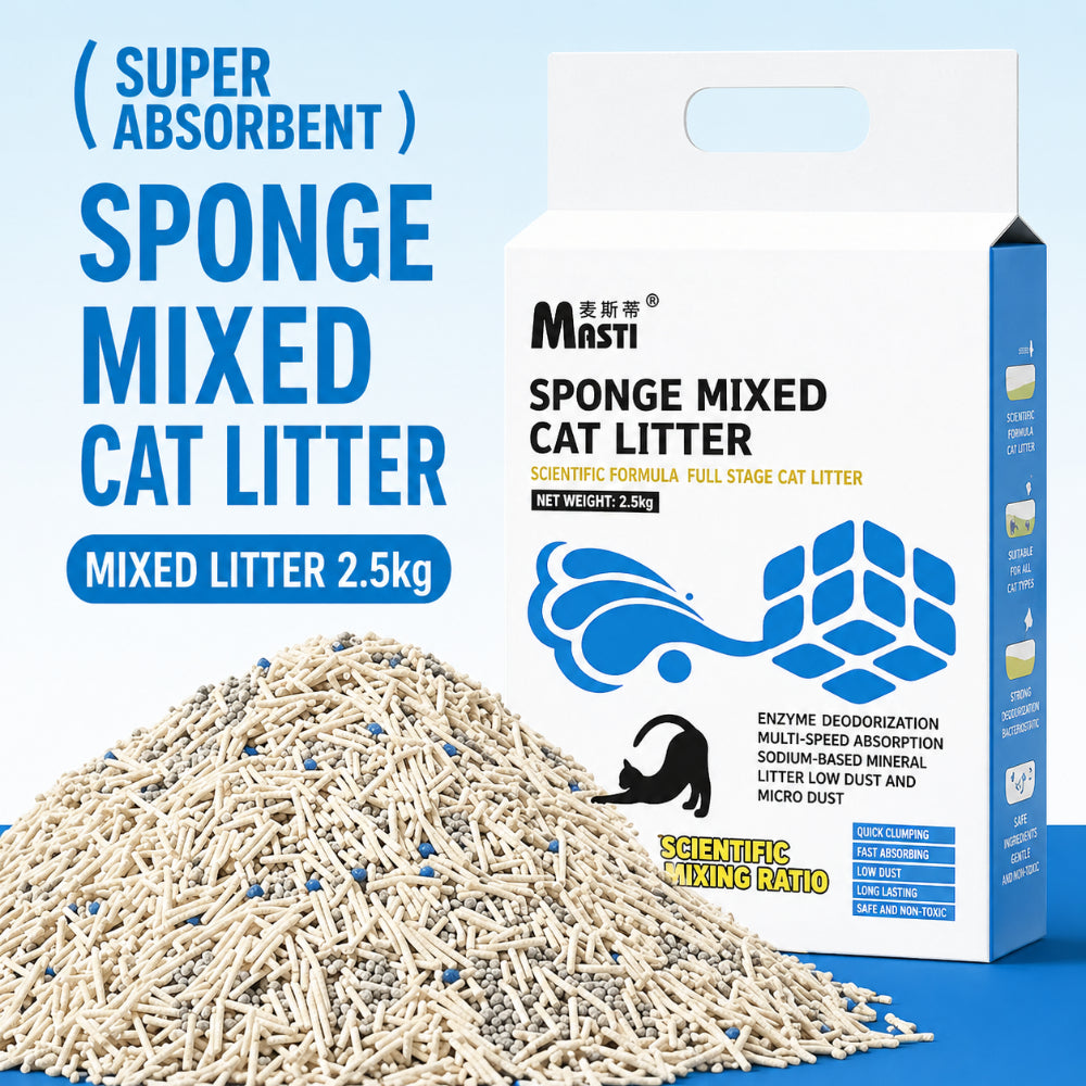 Masti Premium Cat Litter – Tofu & Mixed Types (2kg / 2.5kg)