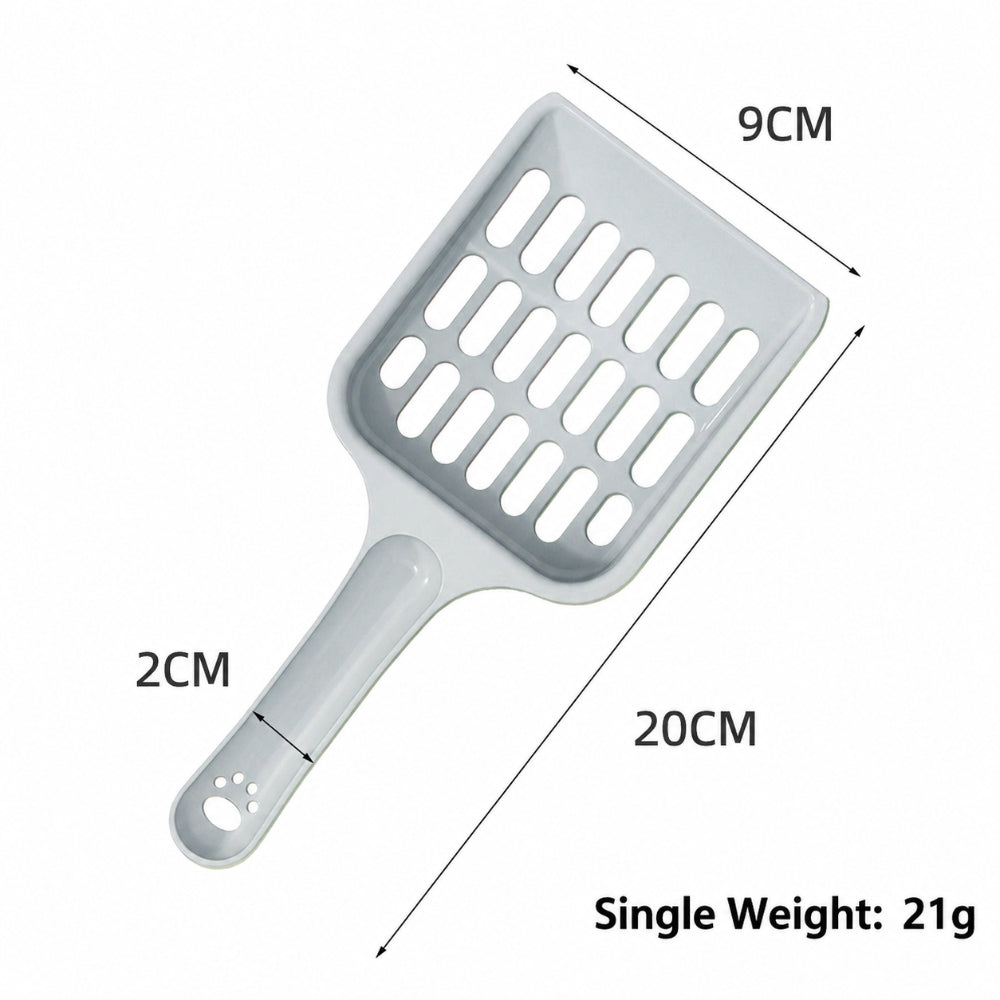 Macaron Color Cat Litter Scoop – Durable Plastic Pet Cleaning Shovel