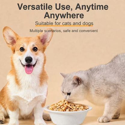 Disposable Paper Bowls for Cats and Dogs (350ml, 10pcs)