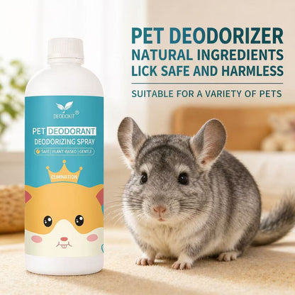 Pet Deodorizing Spray 500ml – Plant-Based Odor Eliminator for Small Pets