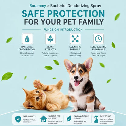 Pet Antibacterial Deodorizing Spray 500ml – Odor Remover & Hygiene Solution