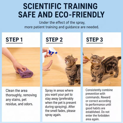 Pet Forbidden Zone Spray 500ml – No-Go Training Repellent for Dogs & Cats