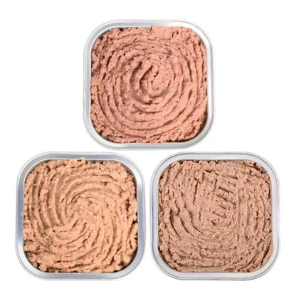 Real Meat Broth Wet Dog Food (100g x 12 Cans) – Chicken / Goat Milk / Tuna