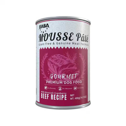 EASA Gourmet Mousse Pâté Dog Food 400g (Chicken, Beef, Lamb)