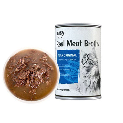 EASA Real Meat Broth Premium Cat Food 400g – Mixed Flavors