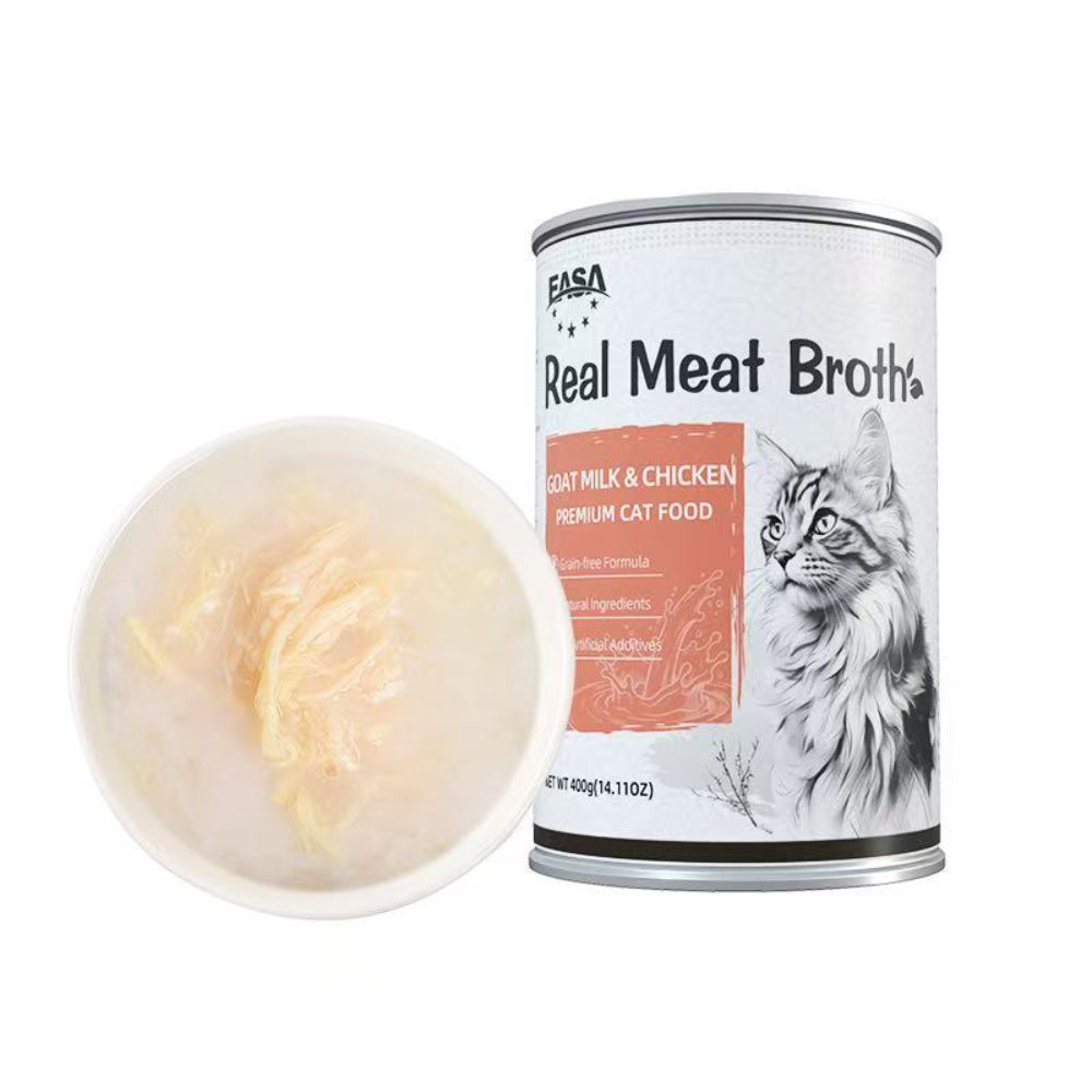 EASA Real Meat Broth Premium Cat Food 400g – Mixed Flavors