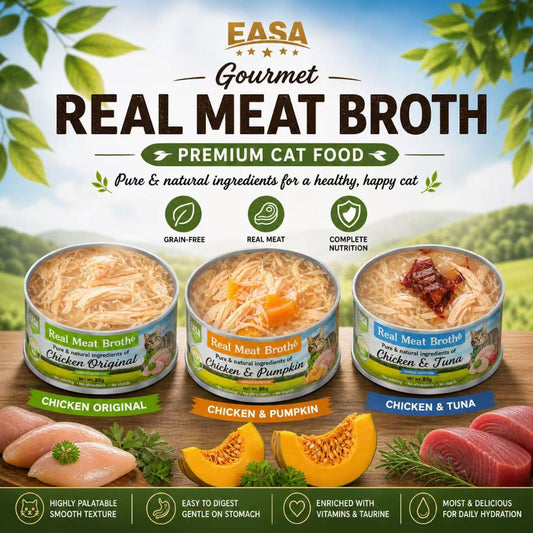 EASA Real Meat Broth Cat Food – Chicken Series (85g)