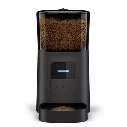 Smart Pet Feeder 480P Camera WiFi Automatic Feeder 6L Capacity APP Control QQ005 Pro