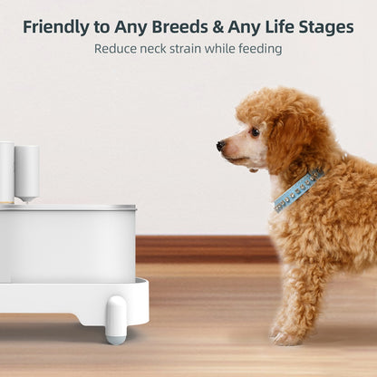 TikPaws HF001 Pet Feeder Elevating Bracket – Adjustable Raised Stand with 3 Height Levels for Pet Feeders