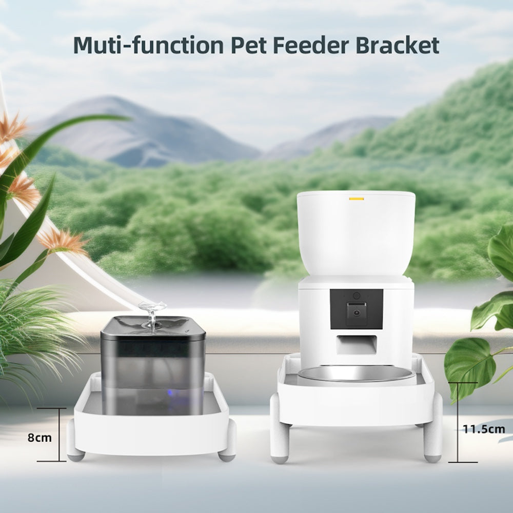 TikPaws HF001 Pet Feeder Elevating Bracket – Adjustable Raised Stand with 3 Height Levels for Pet Feeders