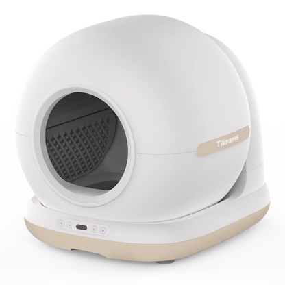 TikPaws CB002 Smart Self-Cleaning Cat Litter Box – 1080P Camera Automatic Cat Toilet with UV Sterilization & App Control