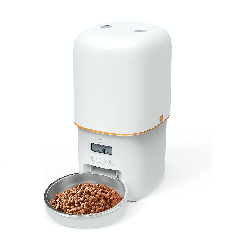 TikPaws PF01 Automatic Pet Feeder – Programmable Food Dispenser with LCD Display & Scientific Portion Control
