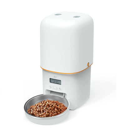 TikPaws PF01 Automatic Pet Feeder – Programmable Food Dispenser with LCD Display & Scientific Portion Control