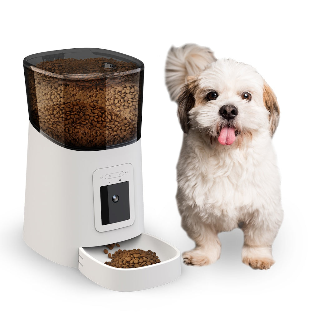 TikPaws PP003-Pro Smart WiFi Pet Feeder – 6L Automatic Food Dispenser with Camera, 2.4GHz WiFi & Voice Recording