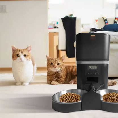 TikPaws QQ022 Automatic Pet Feeder – 7L Programmable Food Dispenser with LCD Display & Scientific Portion Control