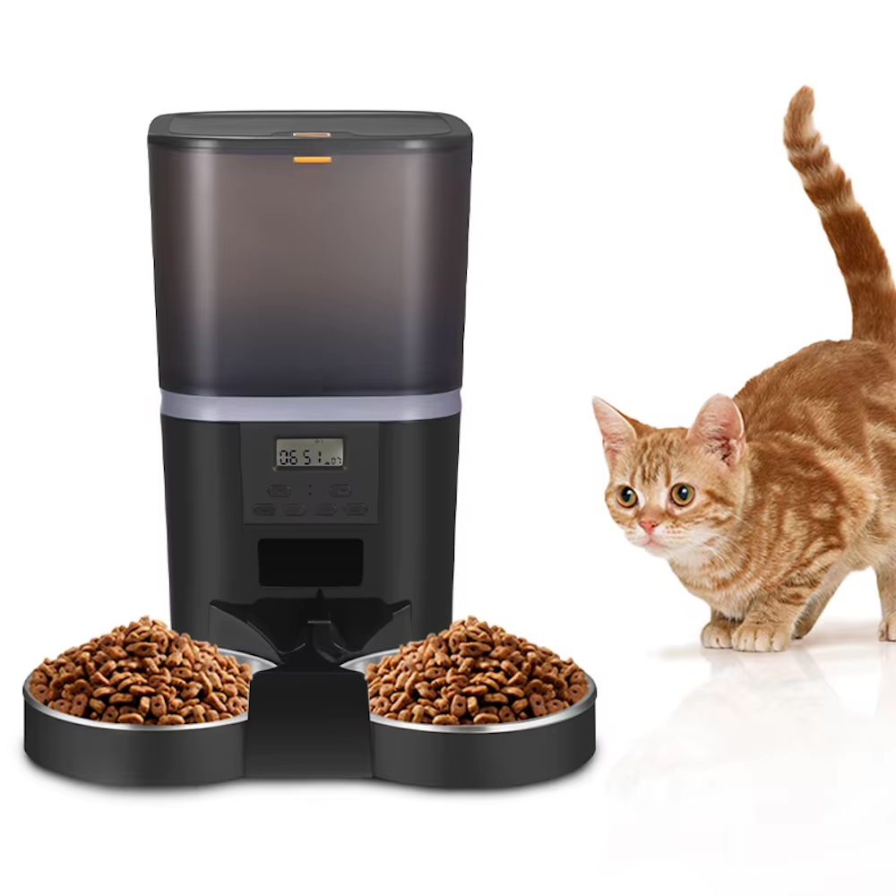TikPaws QQ022 Automatic Pet Feeder – 7L Programmable Food Dispenser with LCD Display & Scientific Portion Control