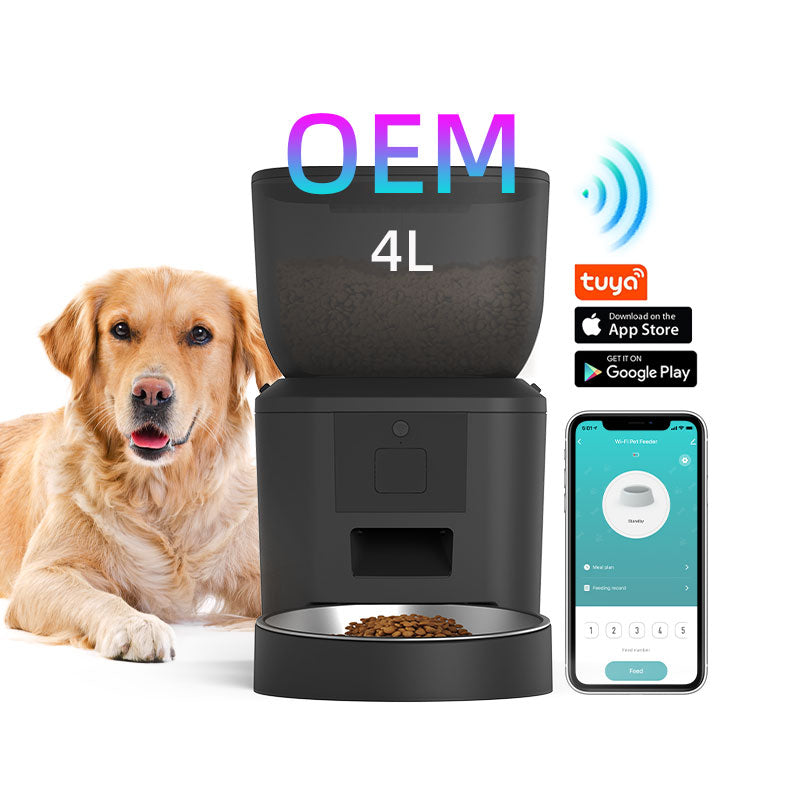 TikPaws QQ029 Smart Pet Feeder – 4L Automatic Food Dispenser with 1080P HD Camera, Dual WiFi & App Control