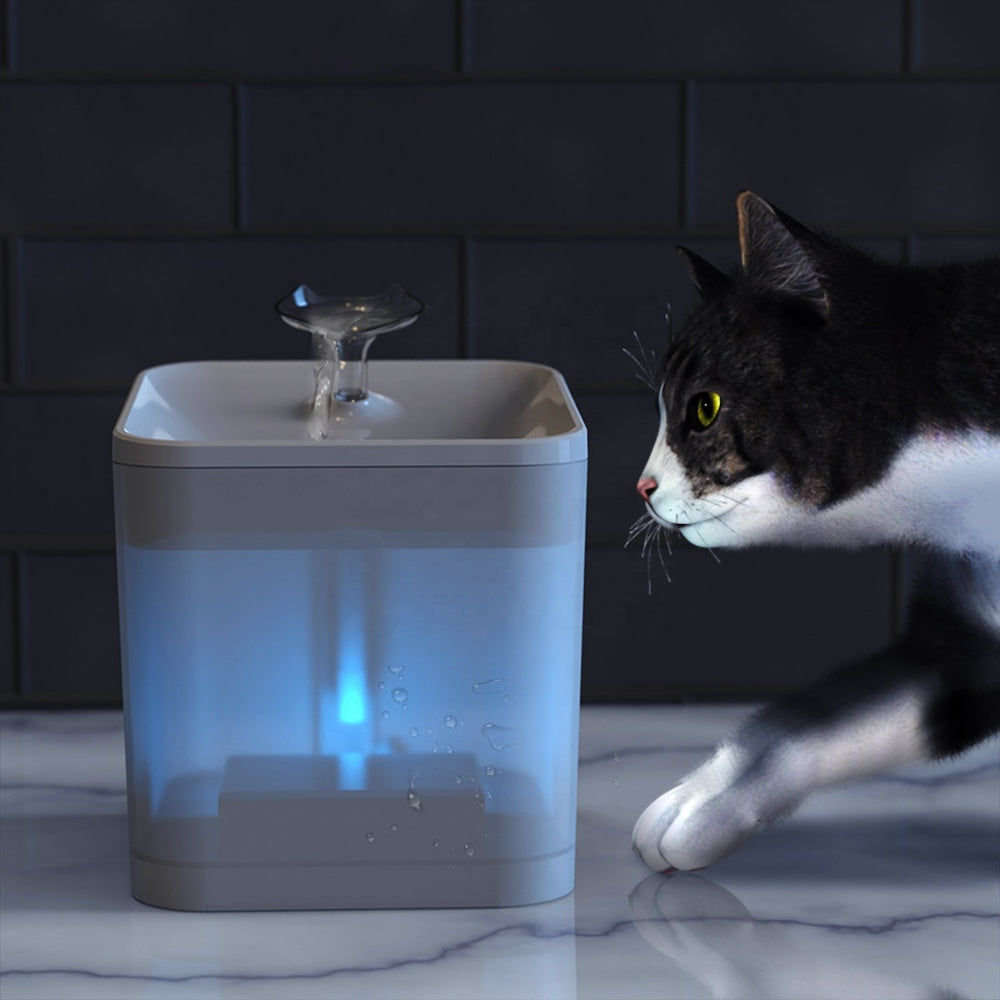 TikPaws TK-WF001 Automatic Pet Water Fountain – 2.2L Smart Drinking Fountain for Cats & Dogs