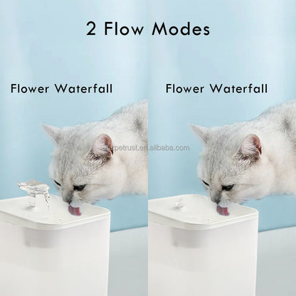 TikPaws TK-WF001 Automatic Pet Water Fountain – 2.2L Smart Drinking Fountain for Cats & Dogs