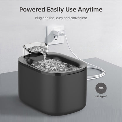 TikPaws WF117L Smart Pet Water Fountain – 4L WiFi Automatic Water Fountain with App Control & Filtration System